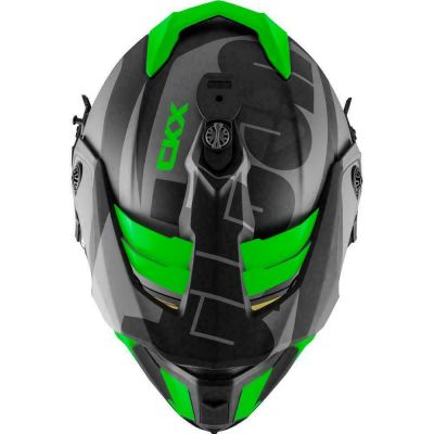 Helmet -  TITAN-CARBON-GREEN 2XL